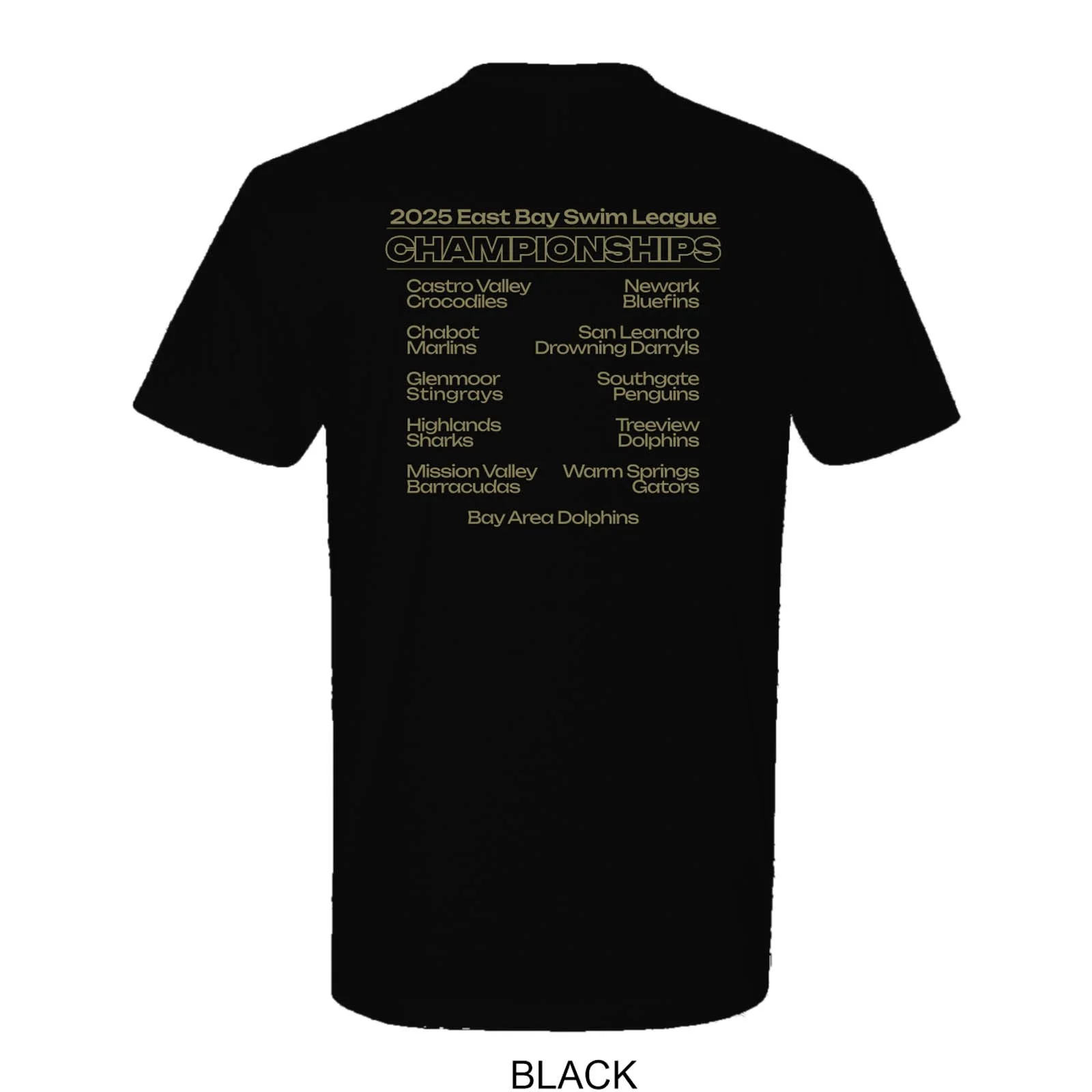 2025 The EBSL Swim Championships Tie Dye T-Shirt — Apparel